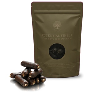 Essential Foods Finest Venison & Duck Sausages Hundgodis 110 g0 g produkt bild