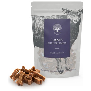 Essential Foods Lamb Mini Delights Hundgodis 100 g produkt bild