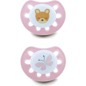 Esska Napp Classic Mini Silikon 0-6mån ROSA, 2 st produkt bild