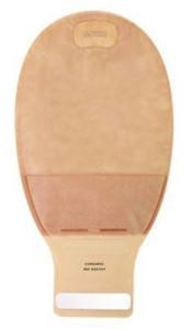 Esteem Plus tömbar häftpåse med InvisiClose, Standard, beige, konvex, hål 25 mm 10 styck produkt bild