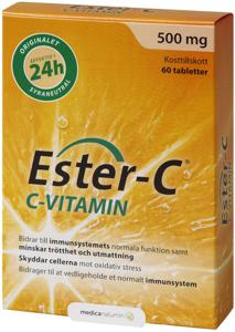 Ester-C 500 mg 60 tabletter produkt bild