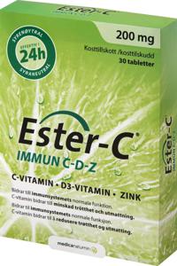 Ester-C Immun C-D-Z 30 tabletter produkt bild