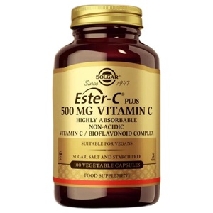 Ester-C plus 500 mg Vitamin C 100 pflanzliche Kapseln Solgar Produktbild