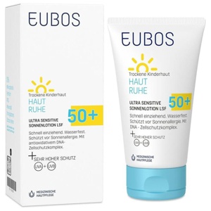 EUBOS HAUT RUHE Ultra sensitiv Sonnenlotion LSF50+ Produktbild