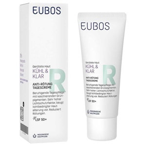 EUBOS KÜHL & KLAR Anti-Rötung Tagescreme LSF 50+ Produktbild
