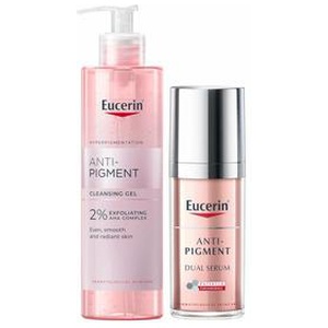 Eucerin Anti-Pigment Cleansing Gel + Serum Set - 1 sæt produktbillede