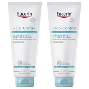 Eucerin Atopicontrol Balsam - Neurodermitis, 2x400 ml Balsam Produktbild