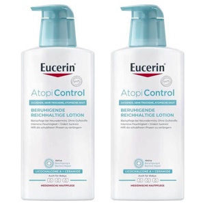 Eucerin AtopiControl Lotion, 2x400 ml Lotion Produktbild