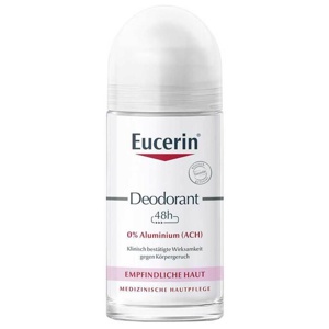 Eucerin Deodorant Roll-on 0% Aluminium, 50 ml Flüssigkeit Produktbild