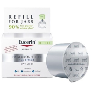Eucerin Hyaluron-Filler 3x Effect Day Dry Skin SPF 15 Refill 50 ml produktbilde