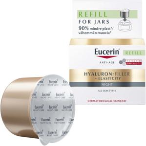 Eucerin Hyaluron-Filler + Elasticity Night Cream SPF30 Refill 50 ml produkt bild