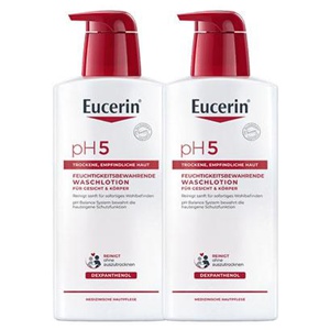 Eucerin ph 5 Waschlotion 2X400 ml Duschgel Produktbild