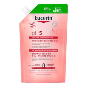 Eucerin pH5 Shower Gel & Oil Refill - 400 ml. produktbillede