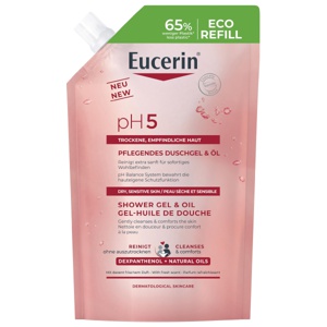 Eucerin pH5 Shower Gel & Oil Refill 400 ml produktbilde