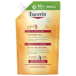 Eucerin pH5 Shower Oil Refill parfymert 400 ml produktbilde