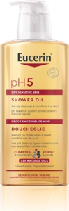 Eucerin pH5 Shower Oil uparfymert 400 ml produktbilde