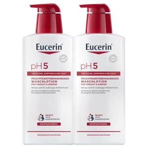 Eucerin pH5 Waschlotion empfindliche Haut, 2X400 ml Duschgel Produktbild