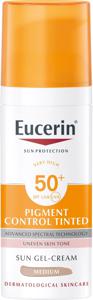 Eucerin Pigment Control Tinted Sun Gel-Cream SPF 50+, 50ml produkt bild