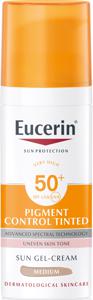 Eucerin Pigment Control Tinted Sun Gel-Cream SPF50+ 50 ml produkt bild