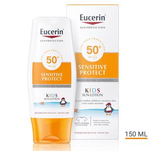 Eucerin Sensitive Kids Sun Lotion SPF 50+ 150 ml produkt bild