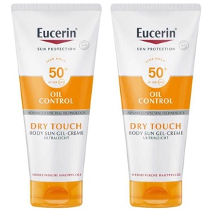 Eucerin Sun Gel-Creme Oil Control Body LSF 50 +, 2x200 ml Creme Produktbild