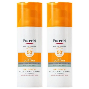 Eucerin Sun Gel-Creme Oil Control LSF 50+, 2x50 ml Creme Produktbild