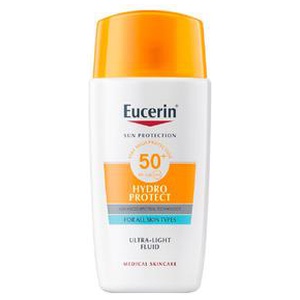 Eucerin Sun Hydro Protect Ultra-Light Fluid SPF50+ - 50 ml. produktbillede