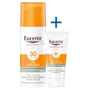 EUCERIN Sun Gel-Creme Oil Contr.Anti-Gl.Eff.LSF 30 Produktbild