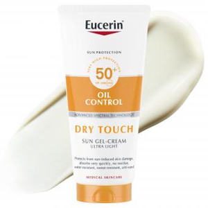 Eucerin Sun Oil Control Dry Touch geel-kreem SPF50+ 200 ml toote pilt