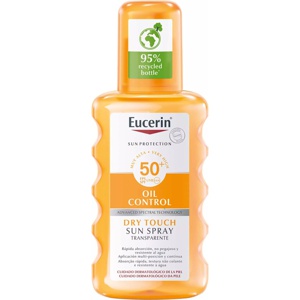 Eucerin Sun Spray Transparent Oil Control SPF 50+ 200 ml produktbillede