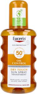 Eucerin Sun Spray Transparent SPF 50+, 200ml produkt bild