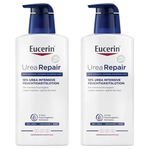 Eucerin UreaRepair Lotion 10% - trockene Haut, 2x400 ml Lotion Produktbild