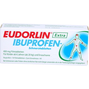 EUDORLIN extra Ibuprofen Schmerztabl. Produktbild
