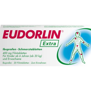 EUDORLIN extra Ibuprofen Schmerztabl. Produktbild