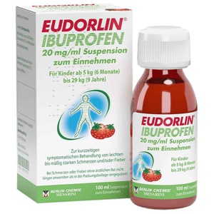 EUDORLIN Ibuprofen 20 mg/ml Suspension z.Einnehmen Produktbild
