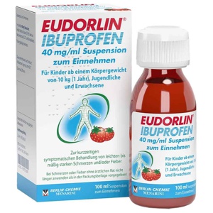 EUDORLIN Ibuprofen 40 mg/ml Suspension z.Einnehmen Produktbild