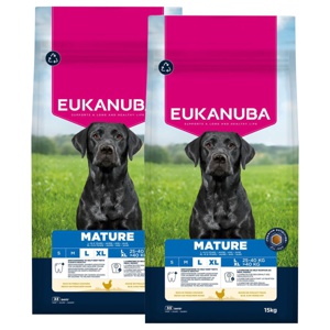 Eukanuba Dog Mature Large 2 x 15kg produkt bild