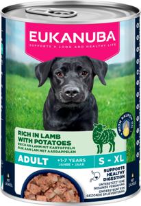 Eukanuba Dog Wet Adult Lamb with Potatoes Våtfoder till Hund 400 g produkt bild