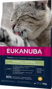 Eukanuba Euk Cat Adult Hairball Control 10 kg produkt bild