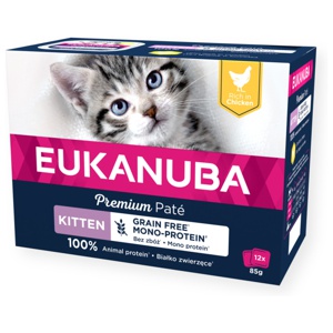 Cat Grain Free Kitten Chicken Paté Mono 12x85g produkt bild