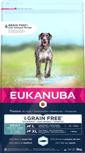 Eukanuba Grain Free Adult Large Breed Salmon - 12 kg produkt bild
