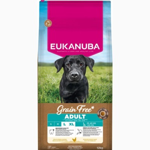 Eukanuba Grain Free Adult Large & Extra Large Breed Chicken produktbilde