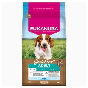 Eukanuba Grain Free Adult Small & Medium Breed Ocean Fish produktbilde