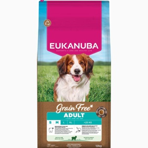 Eukanuba Grain Free Adult Small & Medium mit Lamm Produktbild