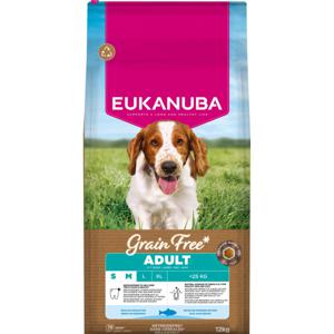 Eukanuba Grain Free Adult Small & Medium Ocean Fish - 12 kg produkt bild