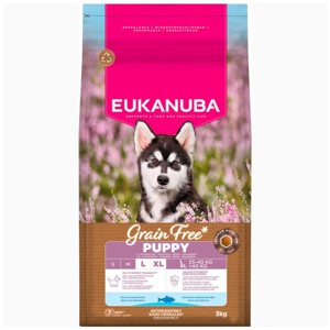Eukanuba Grain Free Puppy Large & Extra Large Breed Ocean Fish produktbilde