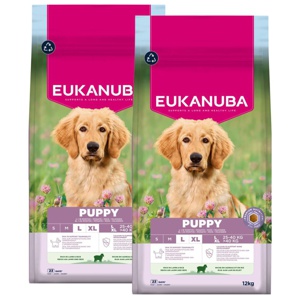 Eukanuba Premium Nutrition Puppy Large & Giant Breed Lamb & Rice - Ekonomipack: 2 x 12 kg produkt bild