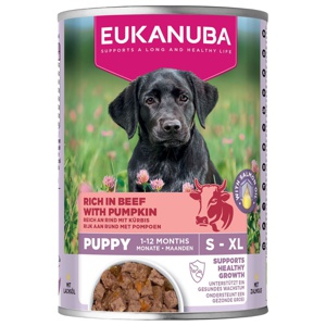 Eukanuba Puppy Beef with Pumpkin 400 g produkt bild