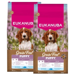Eukanuba Puppy Grain Free Small & Medium Breed Ocean Fish produkt bild