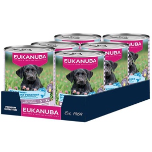 Eukanuba Puppy Reich an Forelle mit Süßkartoffeln Produktbild